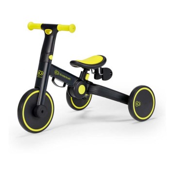 KINDERKRAFT - Dziecięcy rowerek biegowy 3w1 4TRIKE żółto-czarny