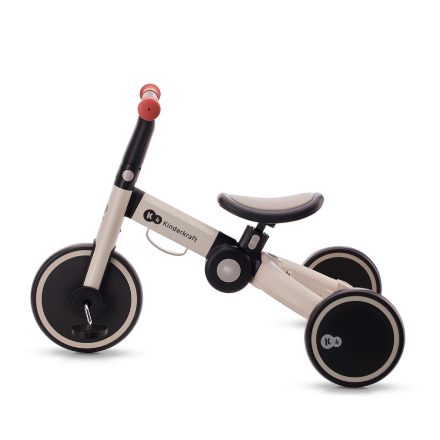 KINDERKRAFT - Dziecięcy rowerek do pchania 3w1 4TRIKE szary
