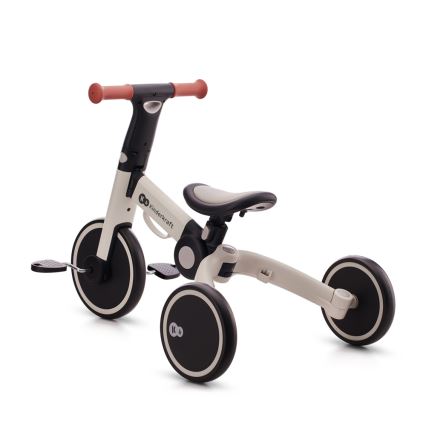 KINDERKRAFT - Dziecięcy rowerek do pchania 3w1 4TRIKE szary