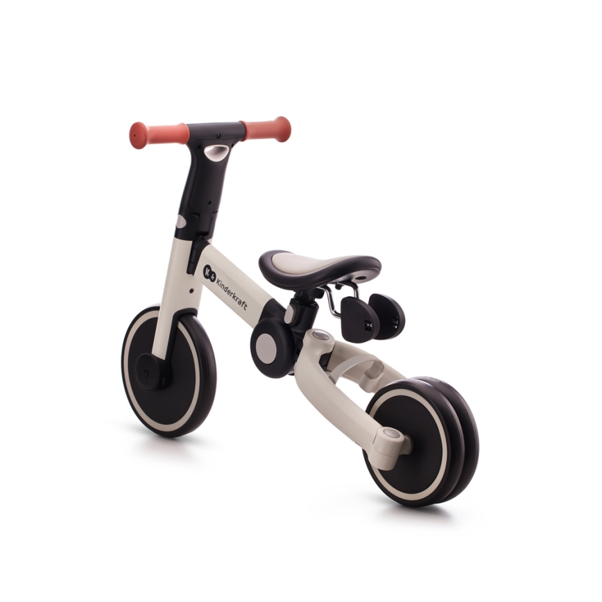 KINDERKRAFT - Dziecięcy rowerek do pchania 3w1 4TRIKE szary