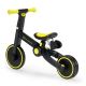KINDERKRAFT - Dziecięcy rowerek do pchania 3w1 4TRIKE żółty/czarny