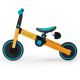 KINDERKRAFT - Dziecięcy rowerek do pchania 3w1 4TRIKE żółty/turkusowy