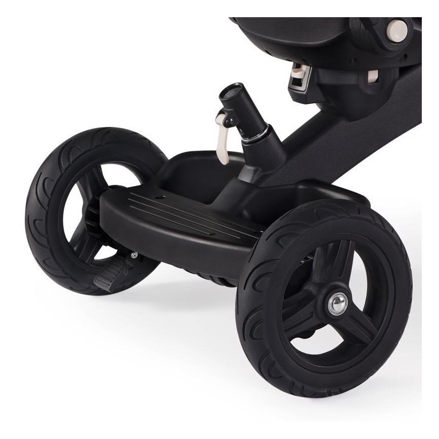 KINDERKRAFT - Dziecięcy rowerek trójkołowy 5w1 EASYTWIST beż/czarny
