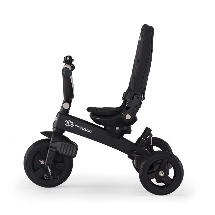 KINDERKRAFT - Dziecięcy rowerek trójkołowy 5w1 EASYTWIST beż/czarny