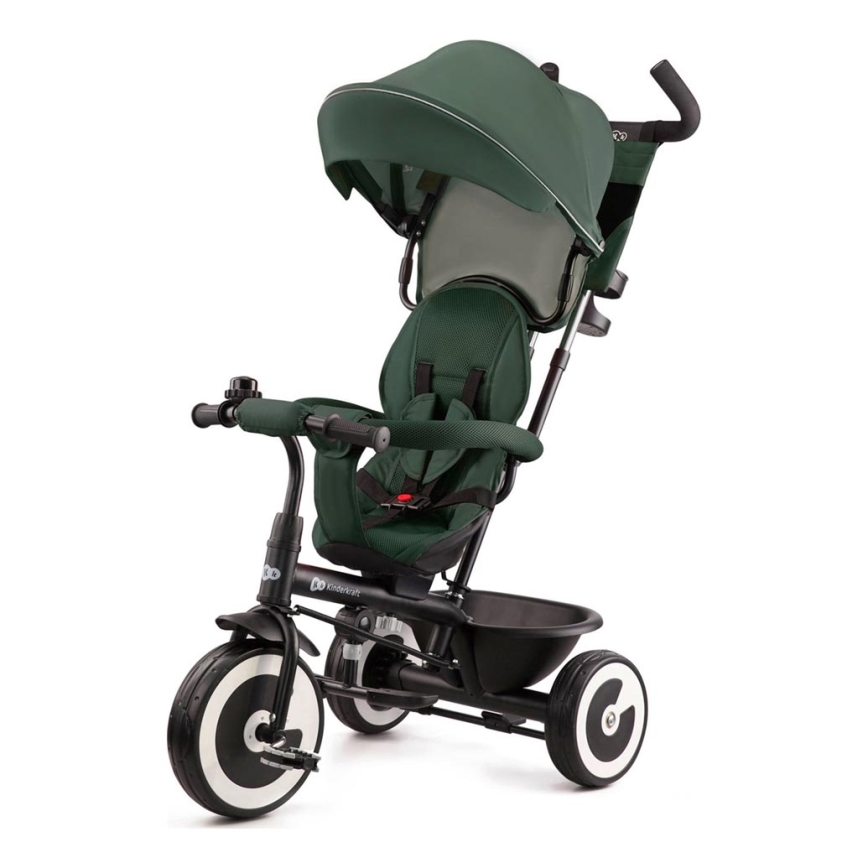KINDERKRAFT - Dziecięcy rowerek trójkołowy ASTON Mystic green