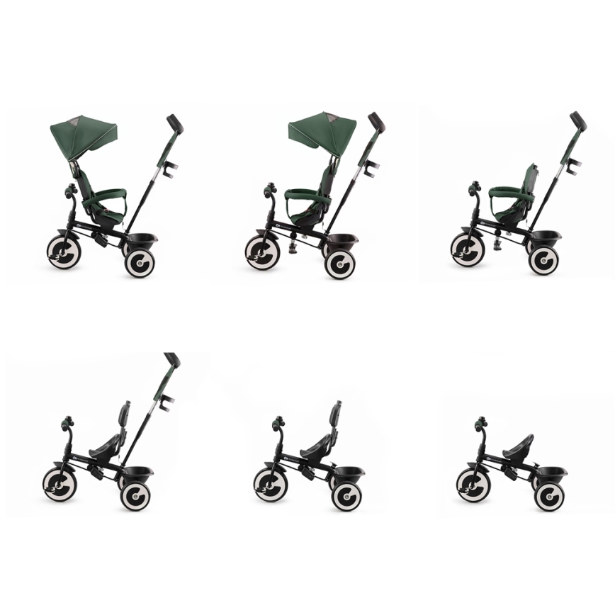 KINDERKRAFT - Dziecięcy rowerek trójkołowy ASTON Mystic green