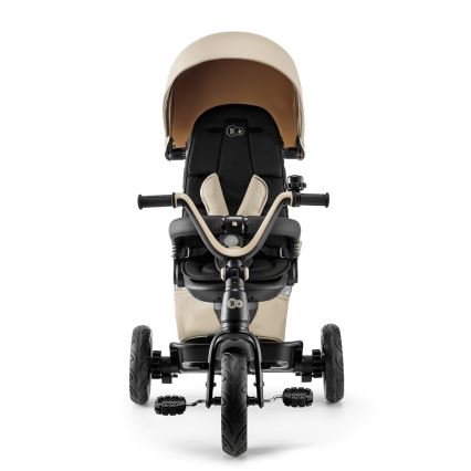 KINDERKRAFT - Dziecięcy trójkołowiec 5w1 EASYTWIST beżowy