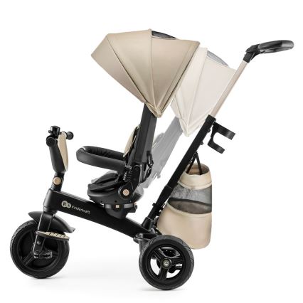 KINDERKRAFT - Dziecięcy trójkołowiec 5w1 EASYTWIST beżowy