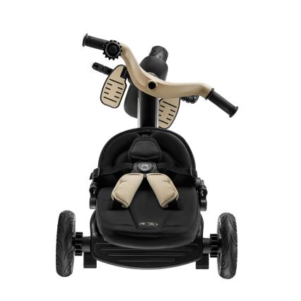 KINDERKRAFT - Dziecięcy trójkołowiec 5w1 EASYTWIST beżowy