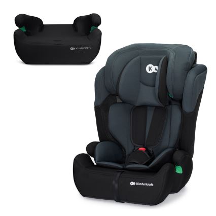 KINDERKRAFT - Fotelik samochodowy COMFORT UP i-Size (76-150 cm) ciemnoszary