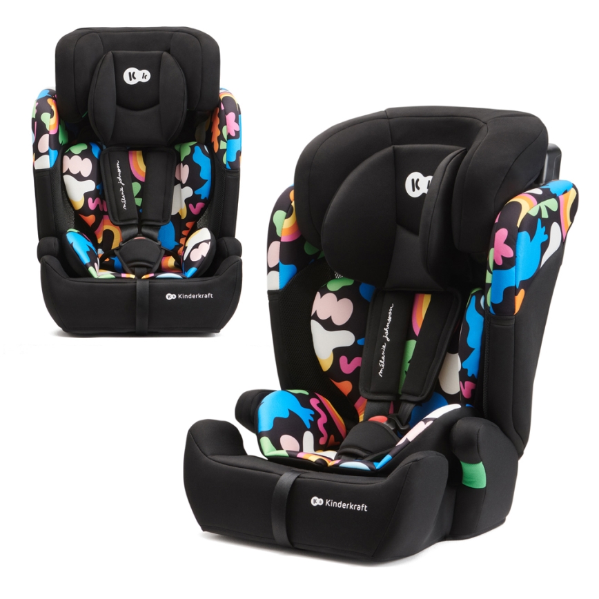 KINDERKRAFT - Fotelik samochodowy COMFORT UP i-Size (76-150 cm) kolorowa