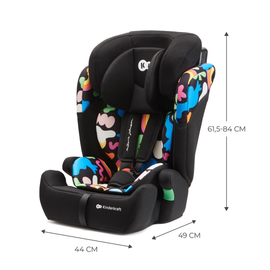 KINDERKRAFT - Fotelik samochodowy COMFORT UP i-Size (76-150 cm) kolorowa