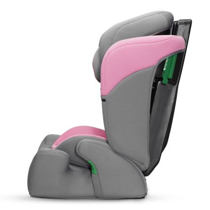 KINDERKRAFT - Fotelik samochodowy COMFORT UP i-Size (76-150 cm) szary/różowy