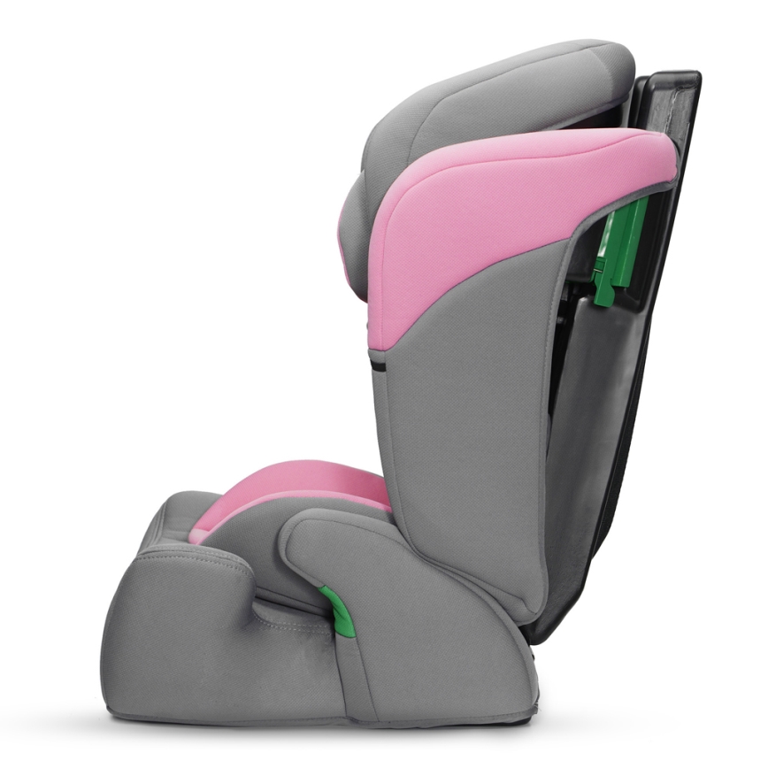 KINDERKRAFT - Fotelik samochodowy COMFORT UP i-Size (76-150 cm) szary/różowy
