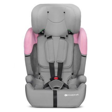 KINDERKRAFT - Fotelik samochodowy COMFORT UP i-Size (76-150 cm) szary/różowy