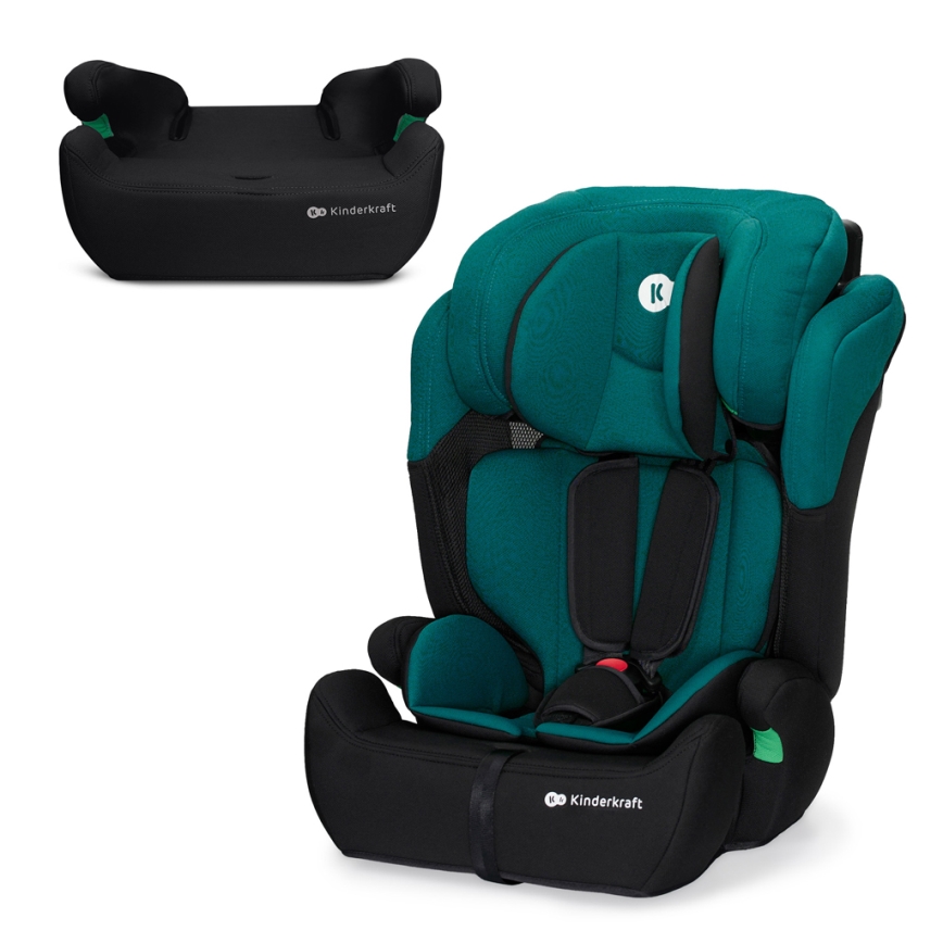 KINDERKRAFT - Fotelik samochodowy COMFORT UP i-Size (76-150 cm) zielony