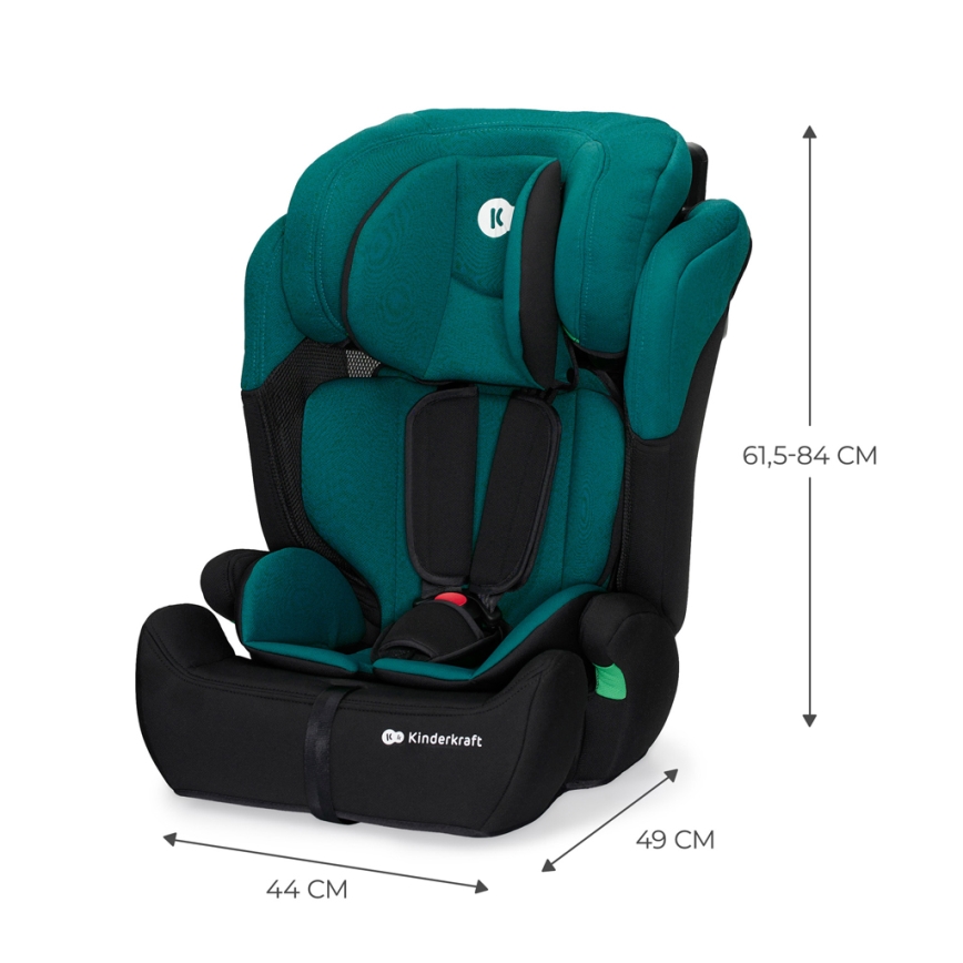 KINDERKRAFT - Fotelik samochodowy COMFORT UP i-Size (76-150 cm) zielony