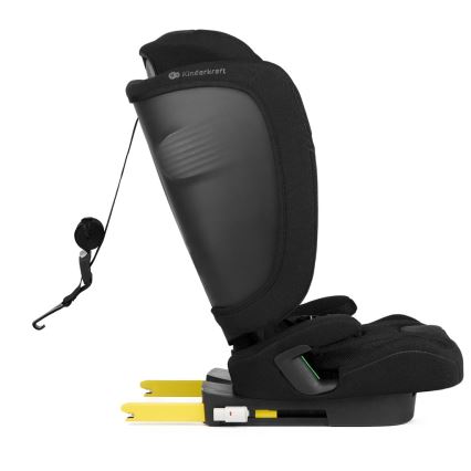 KINDERKRAFT - Fotelik samochodowy FIX2GO i-Size 76-150 cm czarny