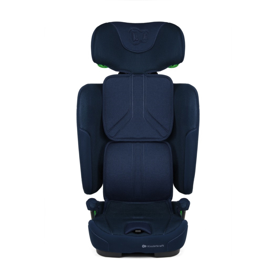 KINDERKRAFT - Fotelik samochodowy FIX2GO i-Size 76-150 cm niebieski