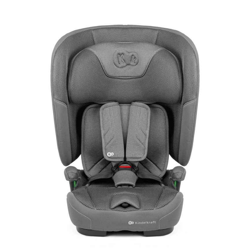 KINDERKRAFT - Fotelik samochodowy FIX2GO i-Size 76-150 cm szary