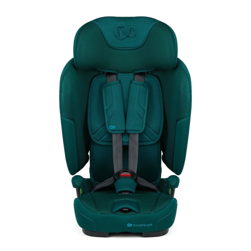 KINDERKRAFT - Fotelik samochodowy FIX2GO i-Size 76-150 cm turkusowy