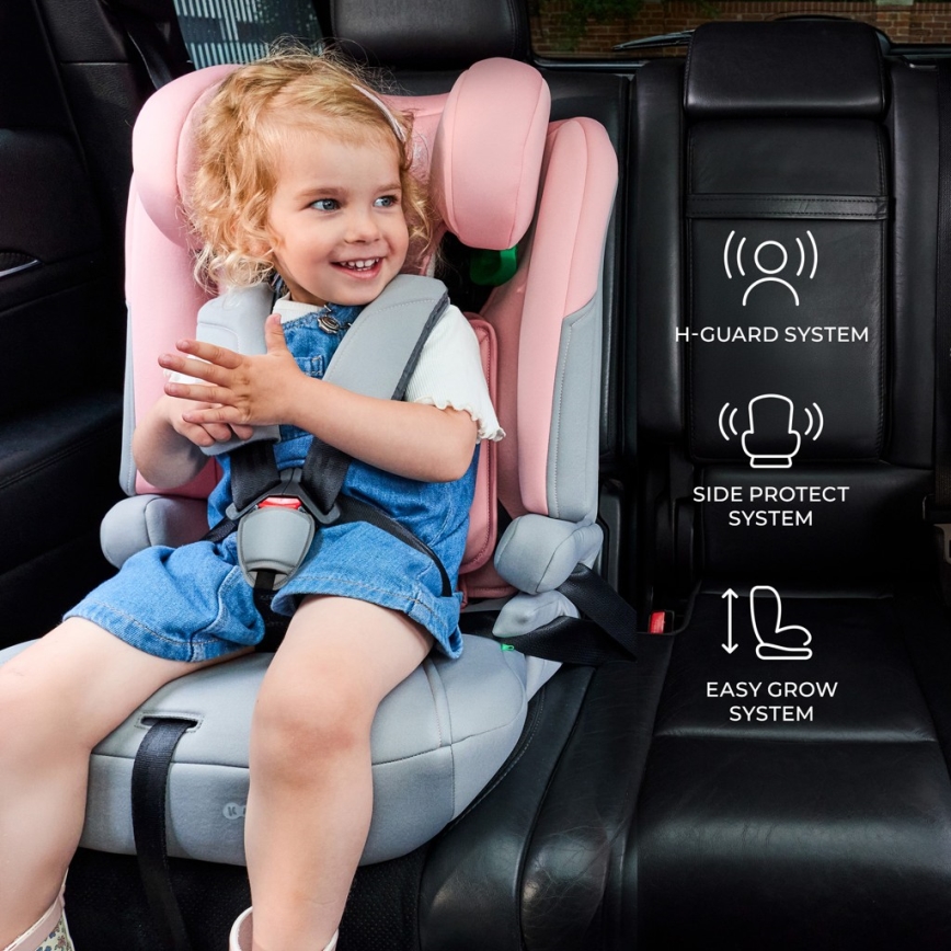 KINDERKRAFT - Fotelik samochodowy I-COMFY i-Size 76-150 cm różowy