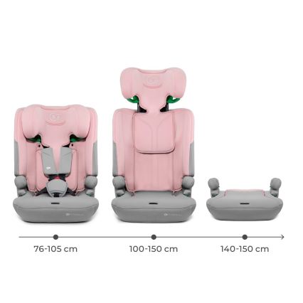 KINDERKRAFT - Fotelik samochodowy I-COMFY i-Size 76-150 cm różowy