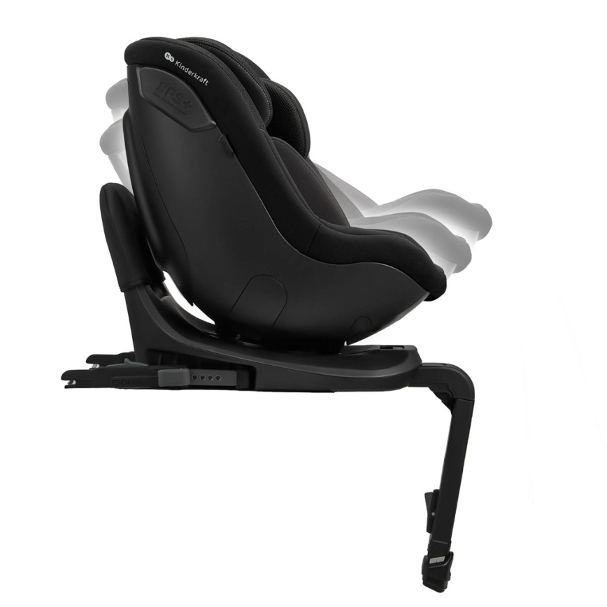 KINDERKRAFT - Fotelik samochodowy I-GUARD i-Size 40-105 cm czarny