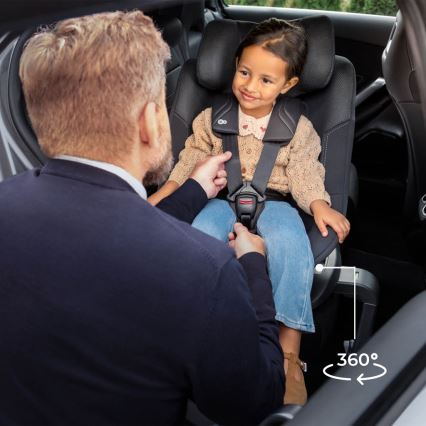 KINDERKRAFT - Fotelik samochodowy I-GUARD PRO i-Size 61-105 cm czarny