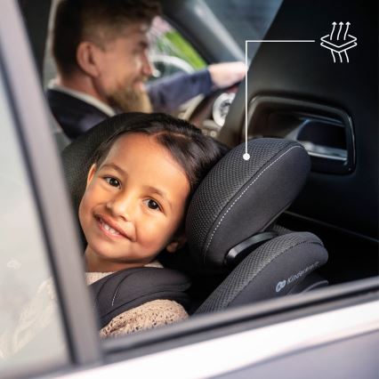 KINDERKRAFT - Fotelik samochodowy I-GUARD PRO i-Size 61-105 cm czarny