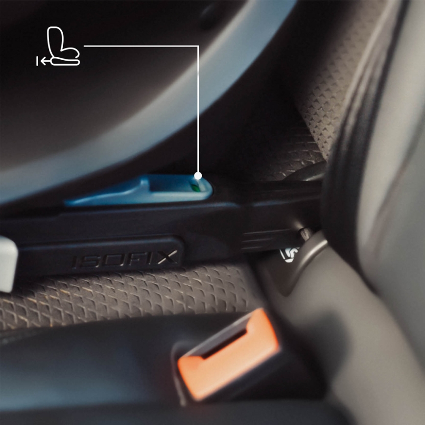 KINDERKRAFT - Fotelik samochodowy I-GUARD PRO i-Size 61-105 cm czarny