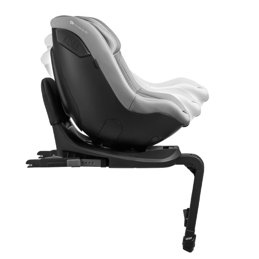 KINDERKRAFT - Fotelik samochodowy I-GUARD PRO i-Size 61-105 cm szary