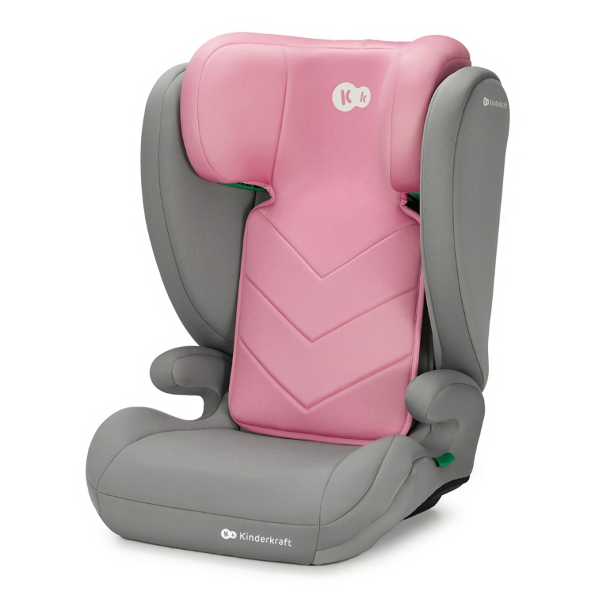 KINDERKRAFT - Fotelik samochodowy I-SPARK i-Size (100-150 cm) różowy