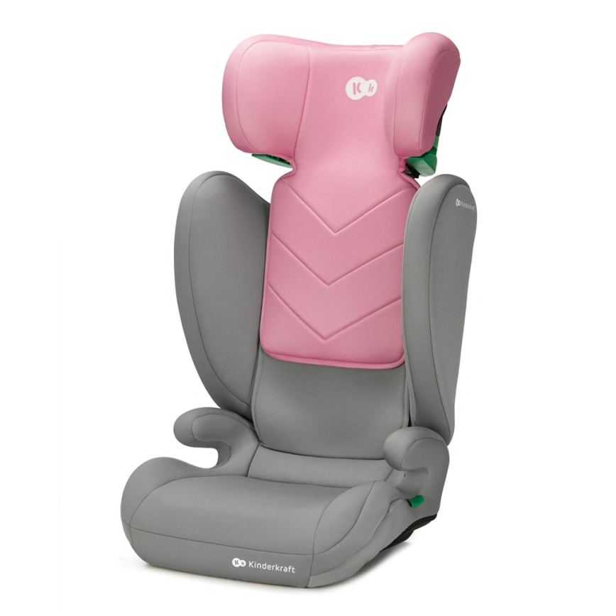 KINDERKRAFT - Fotelik samochodowy I-SPARK i-Size (100-150 cm) różowy