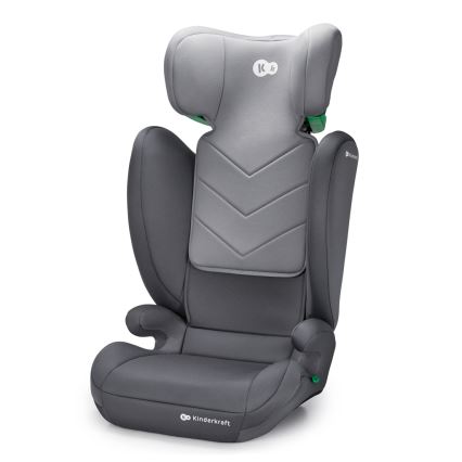 KINDERKRAFT - Fotelik samochodowy I-SPARK i-Size (100-150 cm) szary