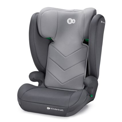 KINDERKRAFT - Fotelik samochodowy I-SPARK i-Size (100-150 cm) szary