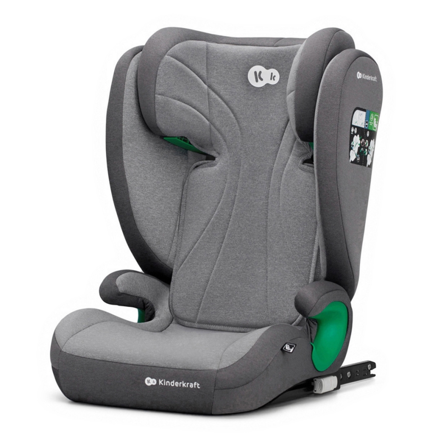 KINDERKRAFT - Fotelik samochodowy JUNIOR FIX 2 (100-150 cm) Rocket grey