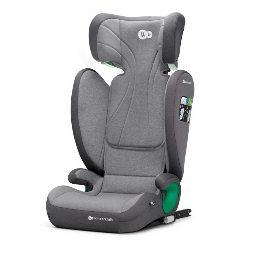 KINDERKRAFT - Fotelik samochodowy JUNIOR FIX 2 (100-150 cm) Rocket grey