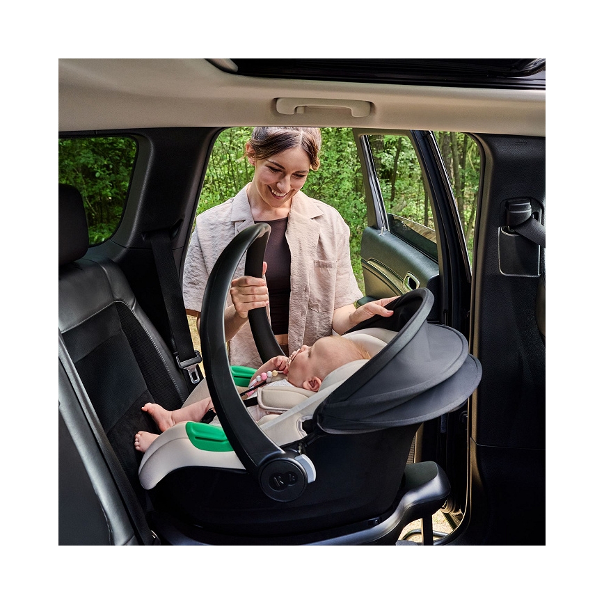 KINDERKRAFT - Fotelik samochodowy MINK PRO 2 40-87 cm (0-13 kg) beżowy