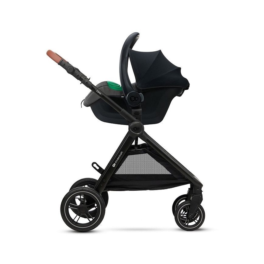 KINDERKRAFT - Fotelik samochodowy MINK PRO 2 40-87 cm (0-13 kg) szary