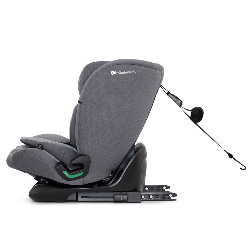 KINDERKRAFT - Fotelik samochodowy ONETO 3 i-Size (76-150 cm) + Isofix Cool grey