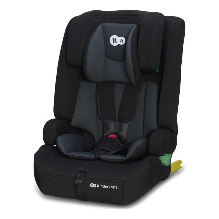 KINDERKRAFT - Fotelik samochodowy SAFETY FIX 2 i-Rozmiar (76-150 cm) czarny