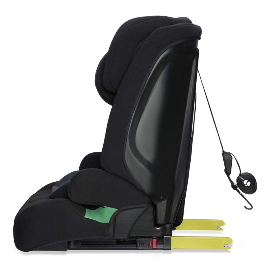 KINDERKRAFT - Fotelik samochodowy SAFETY FIX 2 i-Rozmiar (76-150 cm) czarny