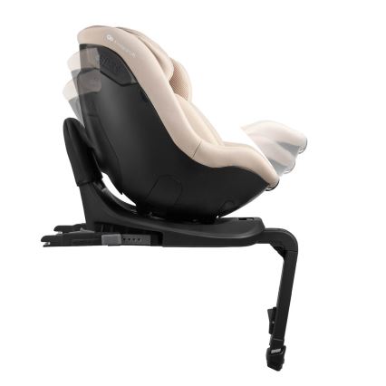 KINDERKRAFT - Fotelik samochodowy z obrotową bazą I-GUARD i-Size 40-105 cm beżowy