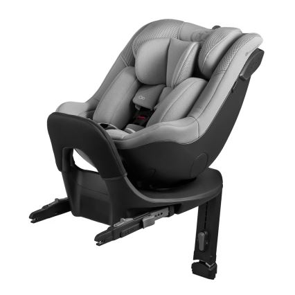 KINDERKRAFT - Fotelik samochodowy z obrotową bazą I-GUARD i-Size 40-105 cm szary