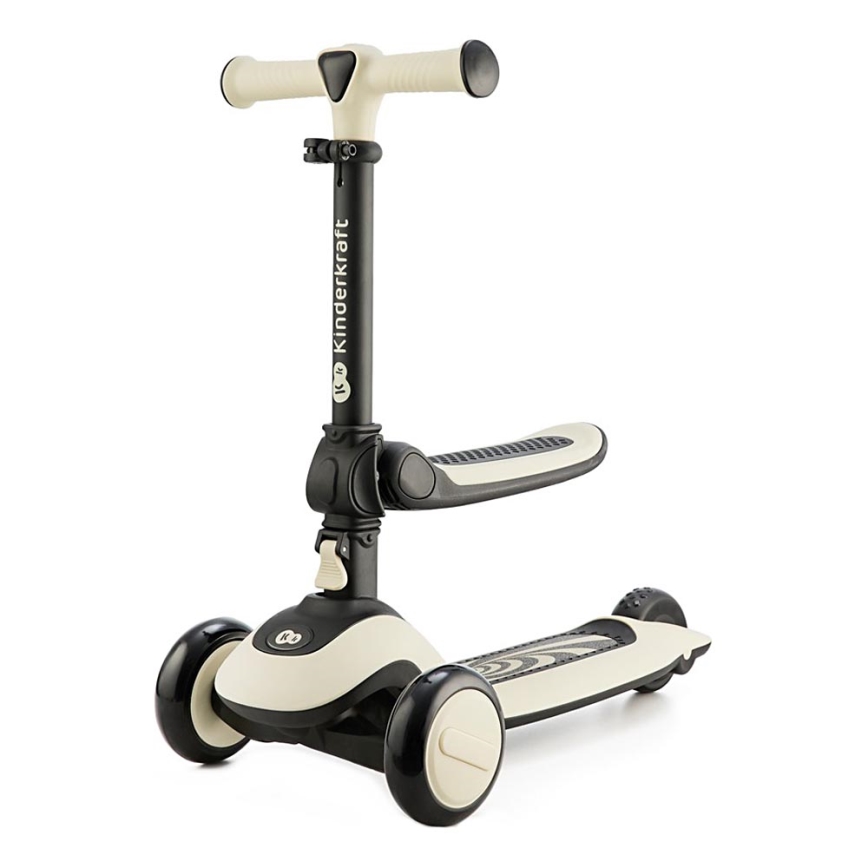 KINDERKRAFT - Hulajnoga dziecięca 2w1 HALLEY Stone white