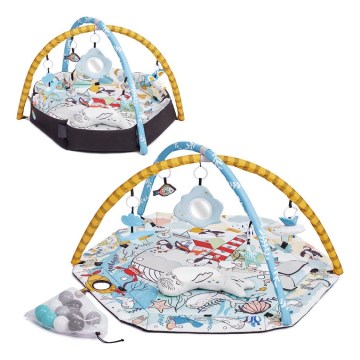 KINDERKRAFT - Kocyk dziecięcy do zabawy SMARTPLAY Sea