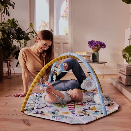 KINDERKRAFT - Kocyk dziecięcy do zabawy SMARTPLAY Sea