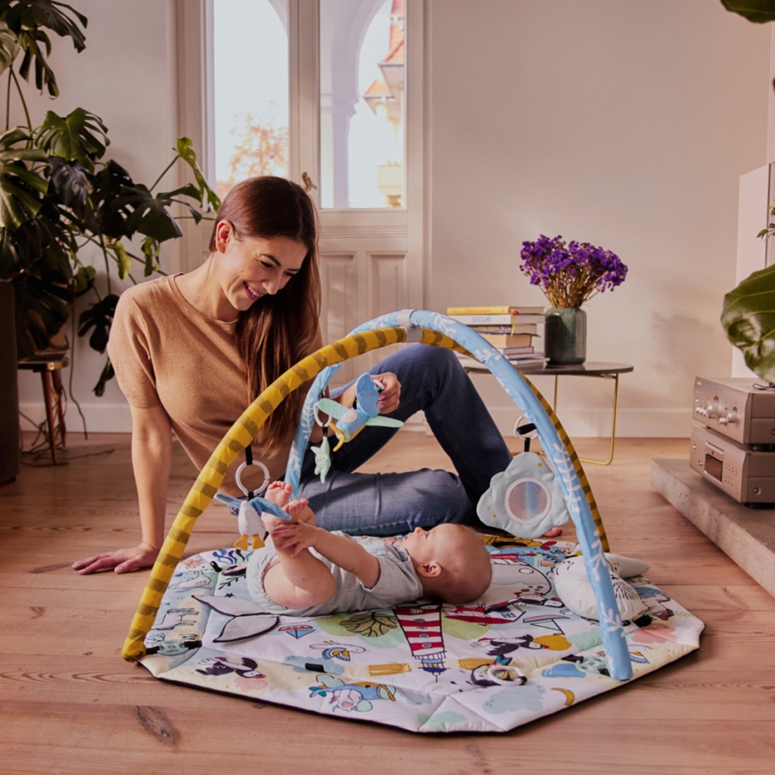 KINDERKRAFT - Kocyk dziecięcy do zabawy SMARTPLAY Sea
