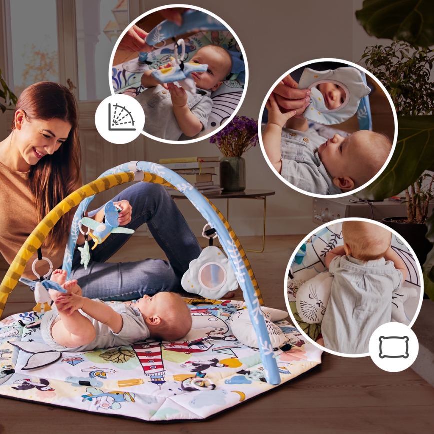 KINDERKRAFT - Kocyk dziecięcy do zabawy SMARTPLAY Sea